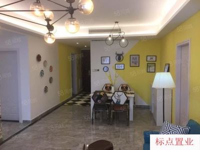 【6圖】新街口商圈 大洋百貨金鷹國際花園 小清新三房 設施齊全 拎包,石鼓路100號-南京58同城